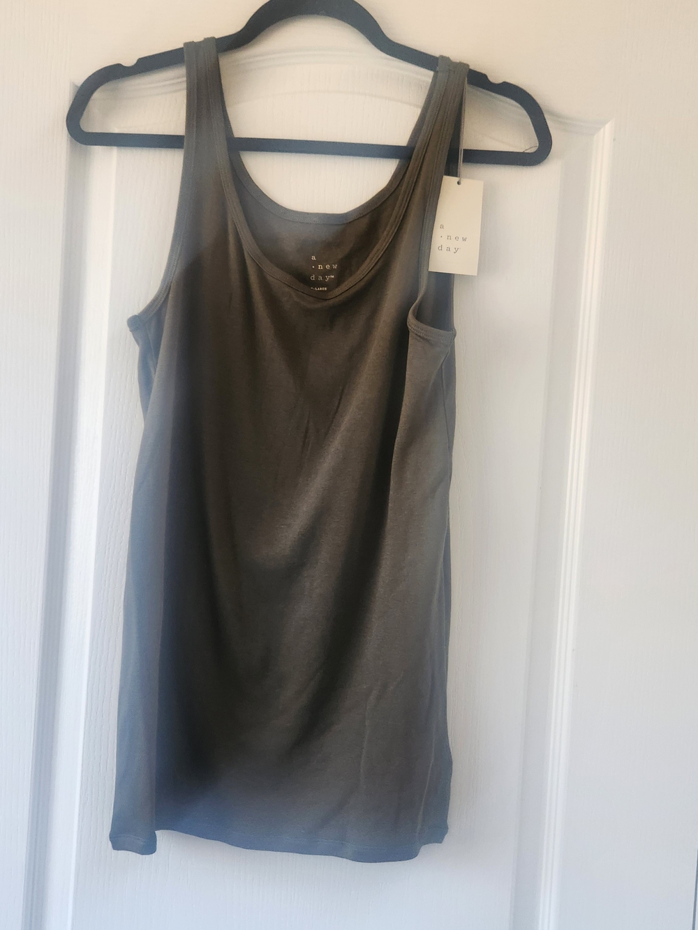a new day Charcoal Gray Tank Top XL BNWT